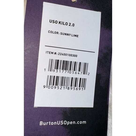 NWT BURTON US OPEN SNOWBOARDING Championships BackPack Bag Yellow Purple - Picture 4 of 8